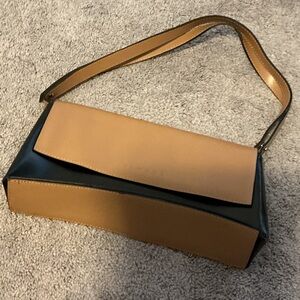 Chic Tan and Black Women's Shoulder Bag